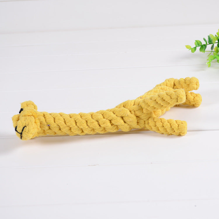 Cotton rope chew toy for puppies